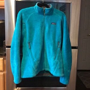Patagonia Women’s M Balkan Blue full zip fleece